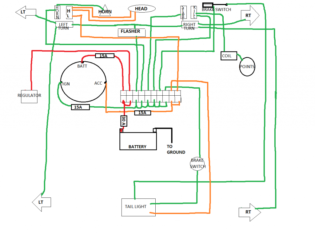 Ironhead wiring gurus: is my wiring diagram correct? - The Sportster
