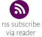 RSS via Reader