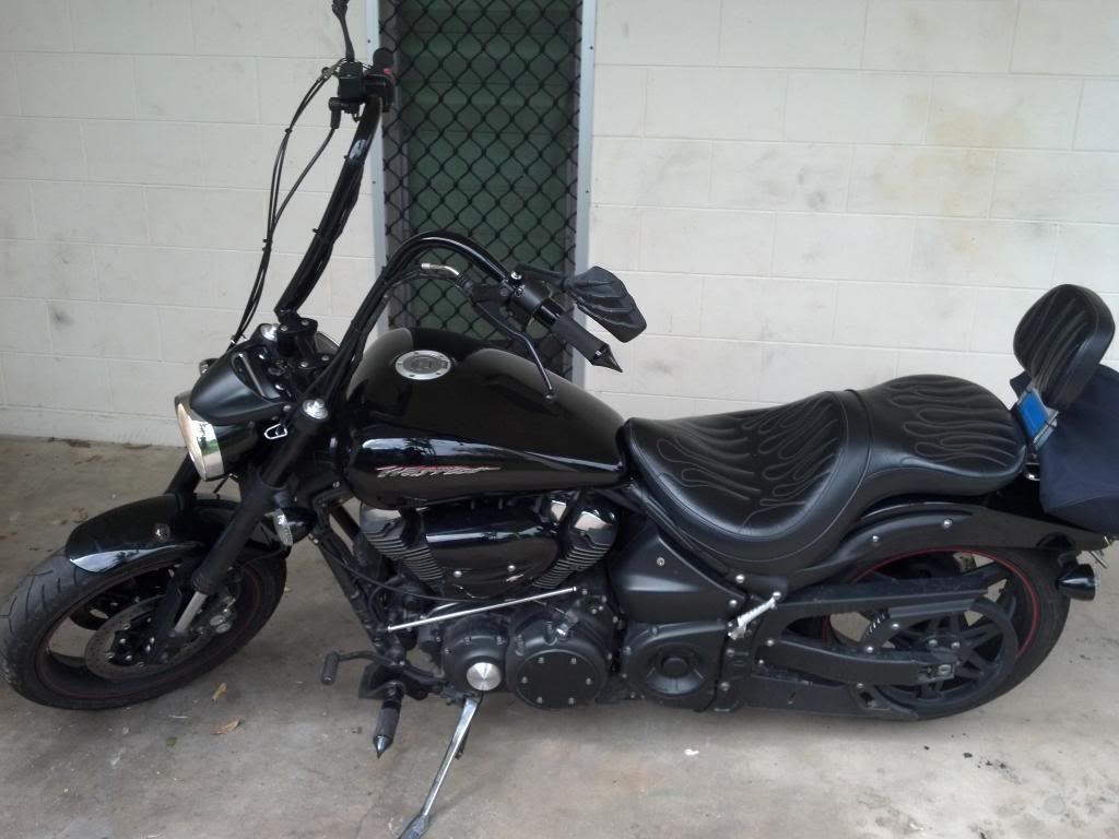 yamaha warrior 1700 ape hangers