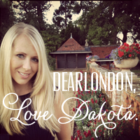 Dear London, Love Dakota.