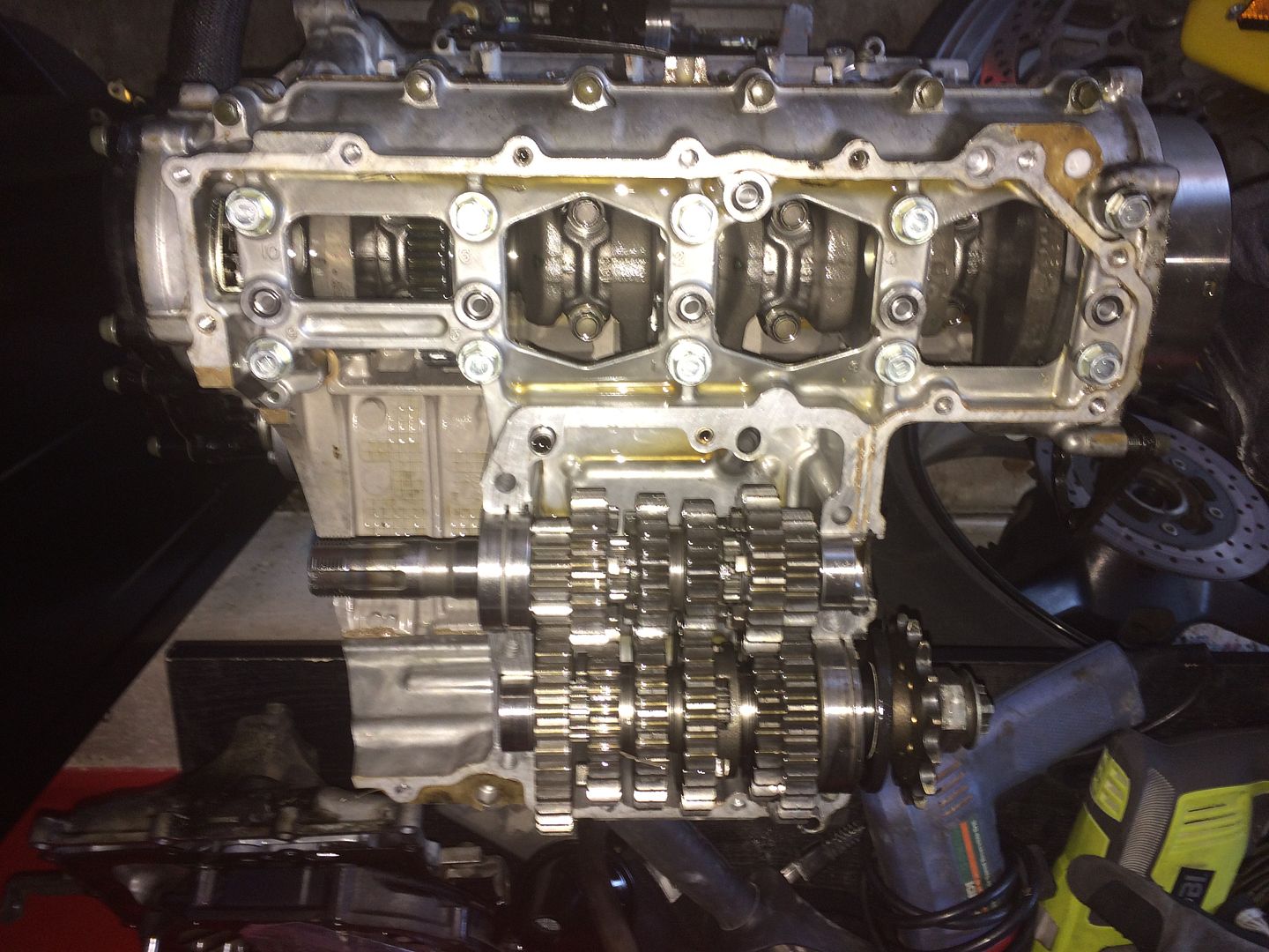 2nd gear slipping... I'm pulling the engine and going in! Suzuki GSX