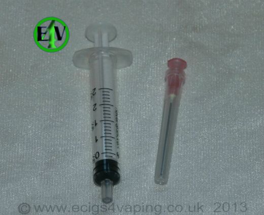 2ml filling syringe with blunt 18 gauge drawing neeedle