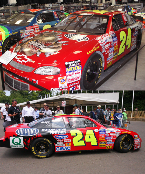 jeff gordon t rex car diecast