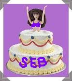 Seb wanted a birthday cake with a topless lady and a purple thong, sometimes we don't always get what we want!!