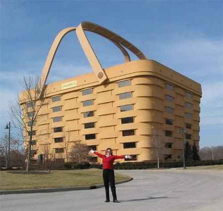here i am in front of this giant huge basket