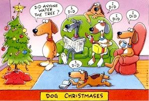 christmas dogs