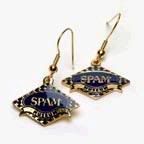 spam earrings