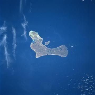 bonaire from space