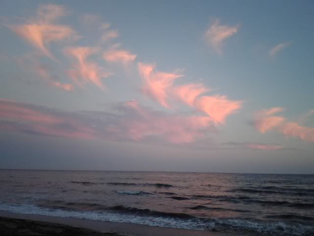 sunset at Hendry's Beach