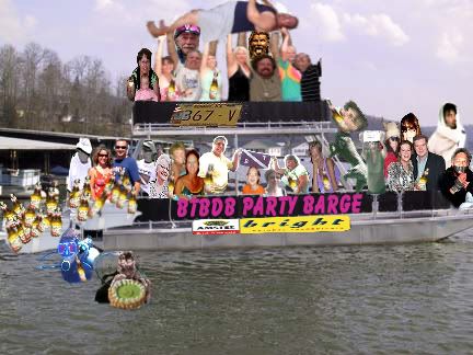 Partay Barge to Pegi's!!!