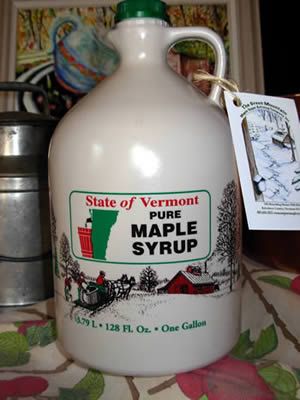 Vahmont Maple Syrup, any other ain't worth eating