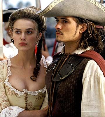 Keira Knightley with some elf dude