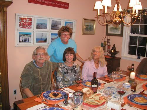BTers Jerry, Louise, Freddie and Judy in dining room