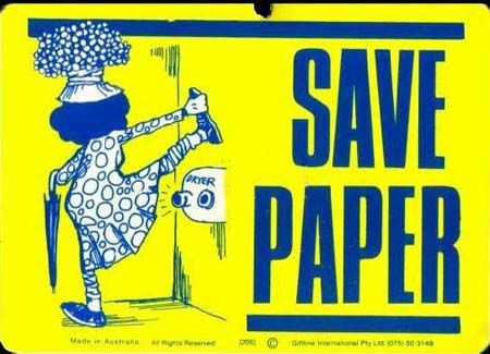 save paper