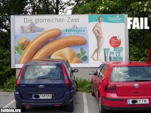 hot dog ad fail