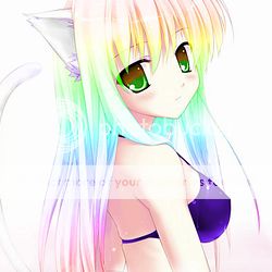 Anime Girl Rainbow Hair Pictures Images Photos Photobucket