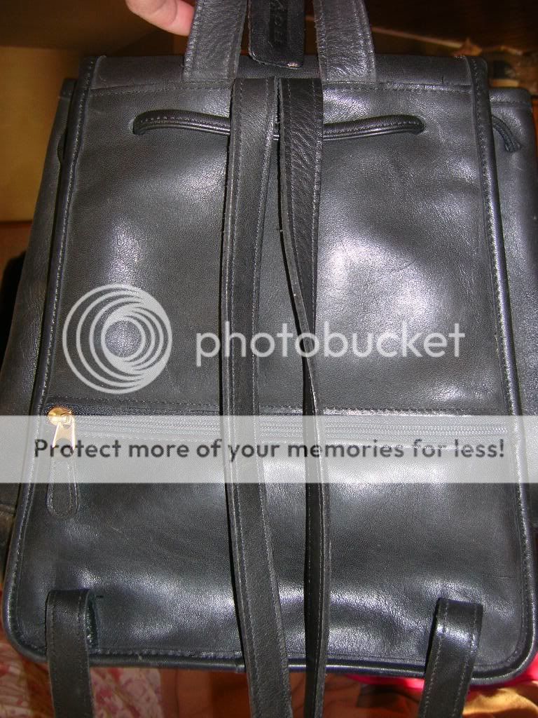 Large Coach Purse Handbag Messenger Shoulder School BackPack Bag Black 
