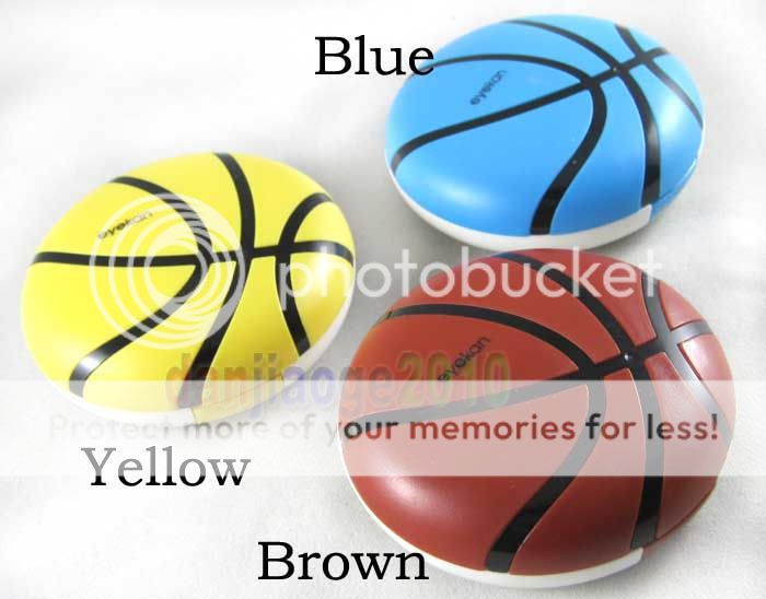 Sports Basketball Design Contact Lens Lenses Box Case Holder Container Set