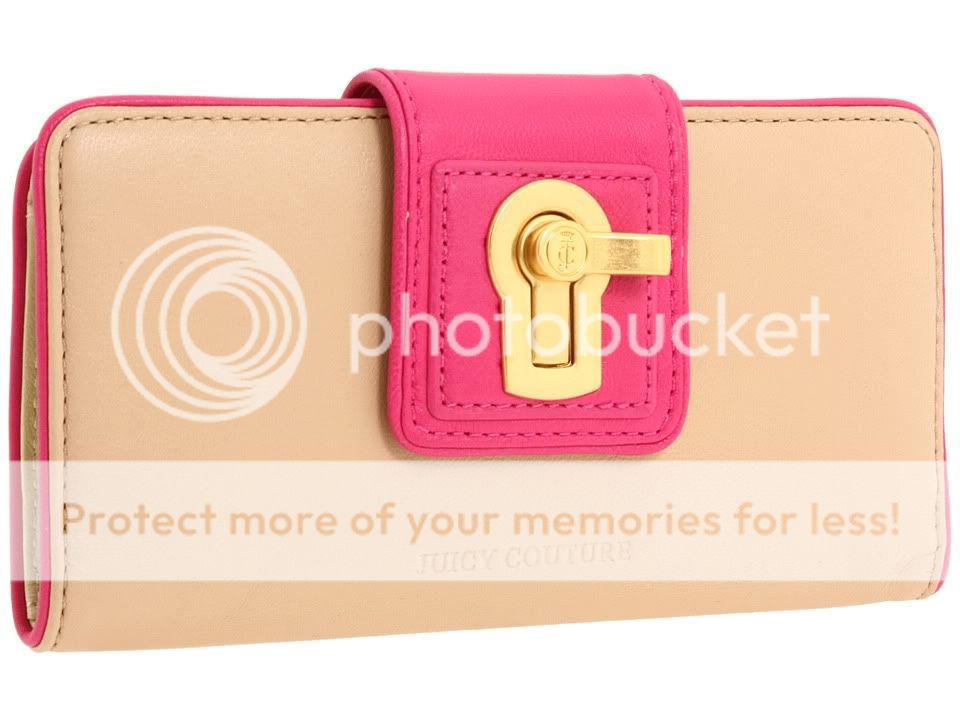   Juicy Couture Colorblock Continental Wallet YSRU2196, DESERT SAND, NWT